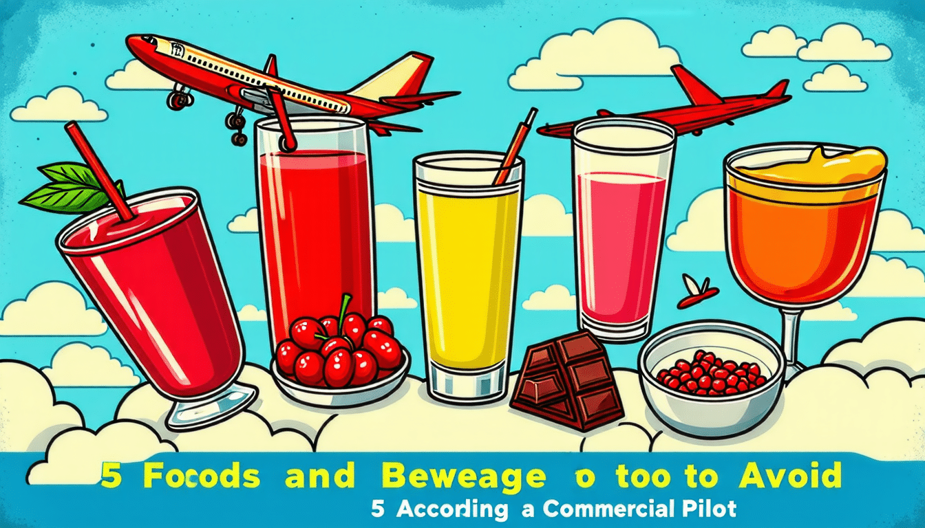 découvrez les conseils d'un pilote de ligne sur les 5 aliments et boissons à éviter en avion pour un voyage agréable. optimisez votre confort et votre bien-être en connaissant ces recommandations essentielles pour votre prochain vol.