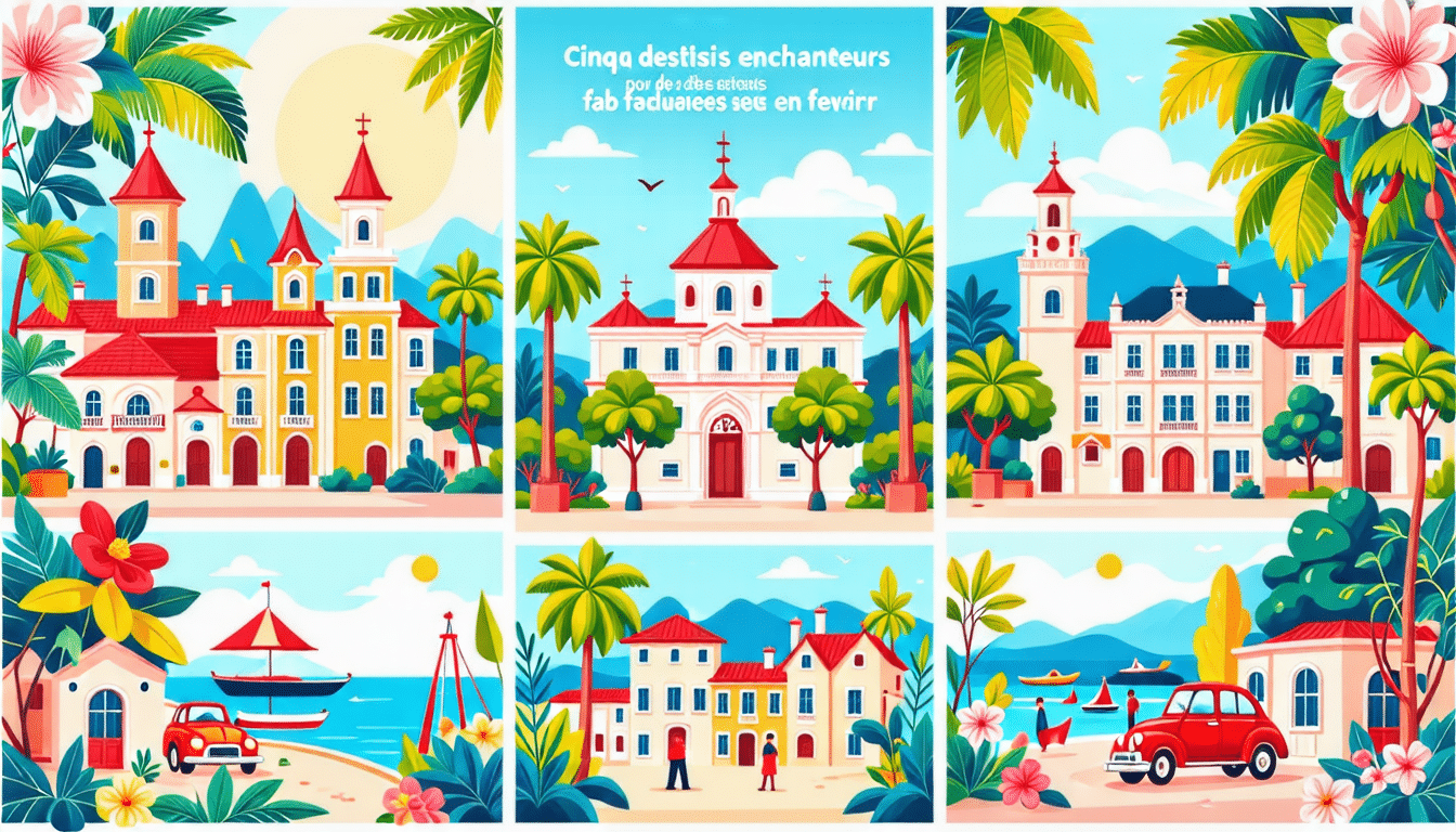 découvrez cinq destins enchanteurs pour des vacances inoubliables en février. évadez-vous vers des lieux magiques, profitez d'activités variées et créez des souvenirs mémorables en famille ou entre amis. laissez-vous séduire par ces destinations qui promettent des moments de bonheur et de détente.