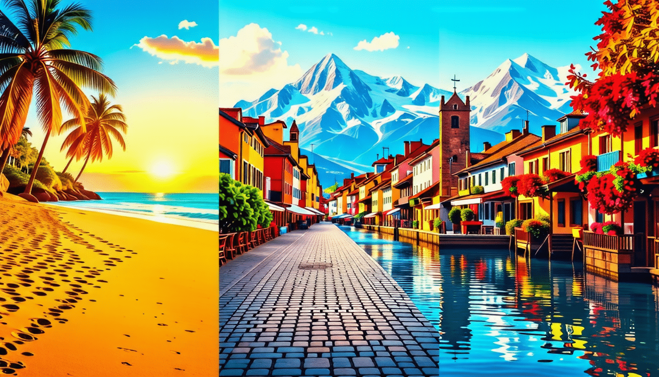 explorez trois destinations fascinantes à travers le monde avec top of travel. des lieux uniques vous attendent pour des expériences inoubliables et des souvenirs inestimables. partez à l'aventure dès maintenant !