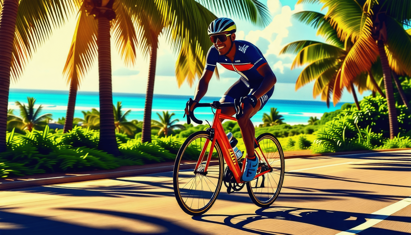 découvrez emmanuel houcou, le cycliste prometteur, qui s'épanouit sous le soleil de la martinique. suivez son parcours et son expérience sportive au cœur des paysages enchanteurs de l'île.