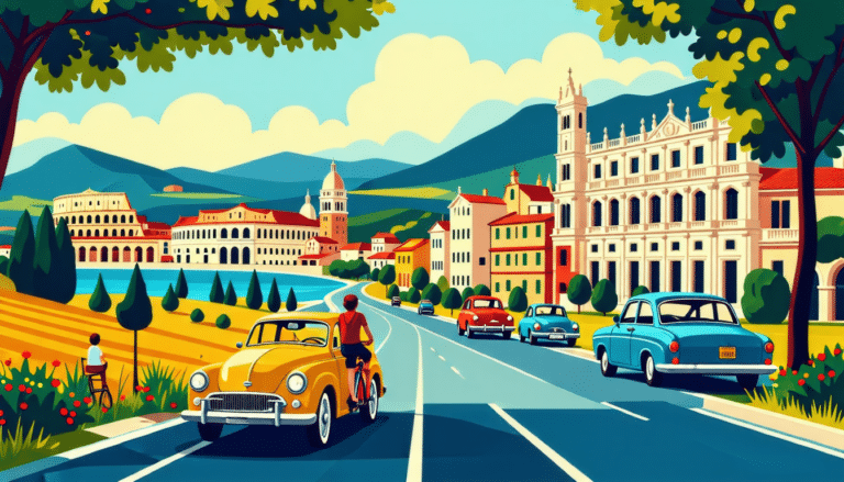 découvrez l'italie comme jamais auparavant grâce à nos 4 itinéraires de road trip parfaits pour un week-end prolongé ou plus. émerveillez-vous devant des paysages à couper le souffle, des villes historiques et une gastronomie délicieuse. préparez-vous pour une aventure inoubliable !
