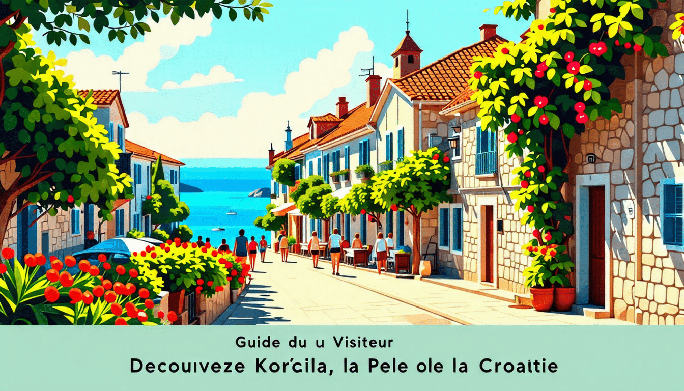explorez korčula, la perle de la croatie, à travers notre guide du visiteur. découvrez ses plages idylliques, son riche patrimoine historique et ses délices culinaires authentiques. préparez-vous pour une aventure inoubliable sur cette magnifique île de l'adriatique.