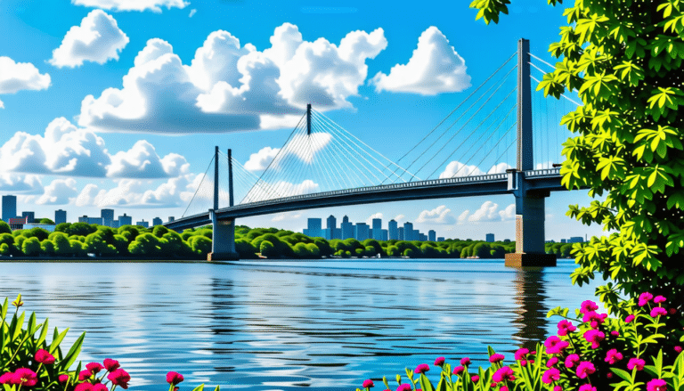 découvrez l'un des plus longs ponts à haubans d'amérique, offrant des vues spectaculaires sur charleston. un incontournable pour les amateurs de paysages et d'architecture, ce pont vous fera vivre une expérience inoubliable au cœur de la beauté du sud des états-unis.