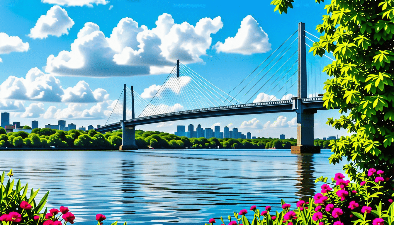 découvrez l'un des plus longs ponts à haubans d'amérique, offrant des vues spectaculaires sur charleston. un incontournable pour les amateurs de paysages et d'architecture, ce pont vous fera vivre une expérience inoubliable au cœur de la beauté du sud des états-unis.