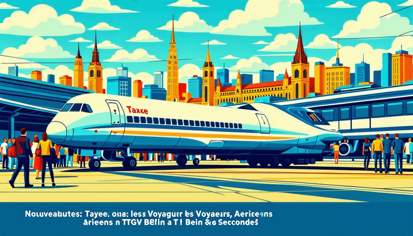 découvrez les dernières nouveautés en matière de voyage : la nouvelle taxe sur les voyageurs aériens, l'accès rapide à berlin en tgv et bien d'autres informations essentielles, le tout en seulement 80 secondes !