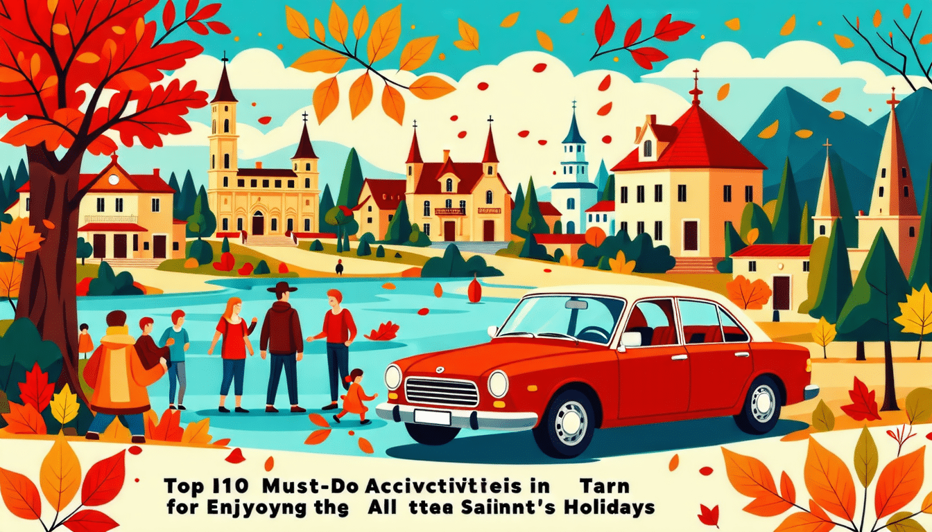 découvrez notre sélection des 10 activités incontournables à faire dans le tarn pour rendre vos vacances de la toussaint mémorables. entre paysages époustouflants, riche patrimoine culturel et loisirs amusants pour toute la famille, préparez-vous à vivre des moments inoubliables dans cette région charmante.