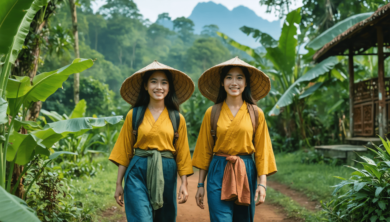 partez pour un voyage inoubliable au laos avec deux aventuriers javanéens. découvrez des paysages à couper le souffle, une culture riche et des rencontres marquantes au cœur de ce pays fascinant.