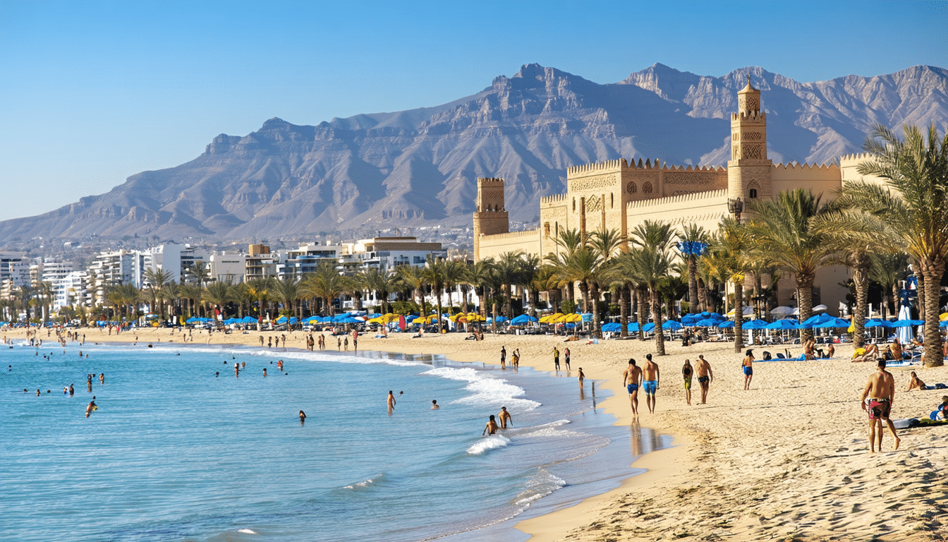 découvrez agadir, une destination marocaine surprenante alliant plages ensoleillées, culture vibrante et paysages époustouflants. explorez ses marchés colorés, ses délices culinaires et son ambiance conviviale pour une expérience inoubliable au bord de l'océan atlantique.