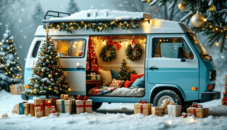 célébrez les fêtes de noël de manière originale en offrant un bon cadeau pour une location de van aménagé avec wikicampers. découvrez la liberté de voyager tout en profitant des plus beaux paysages, idéal pour des moments inoubliables en famille ou entre amis !