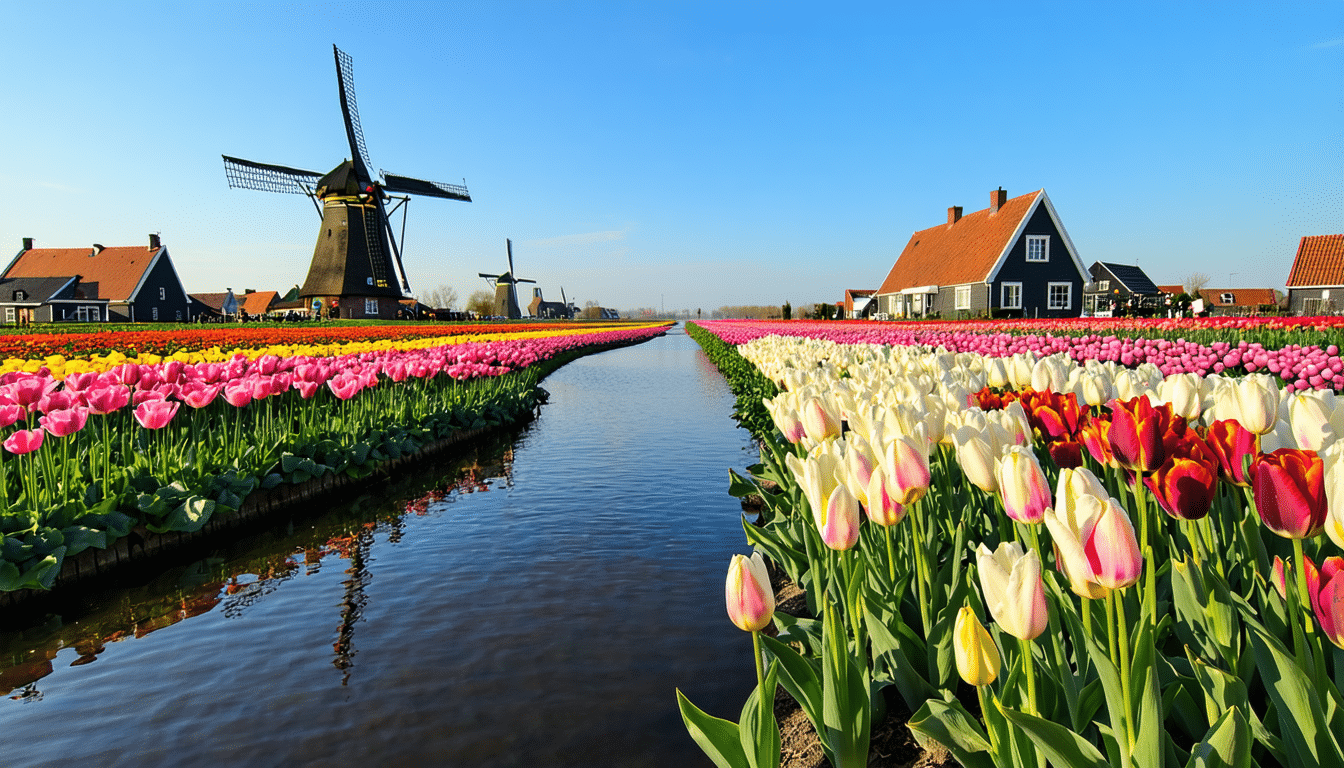 découvrez les trésors des pays-bas à travers un voyage inoubliable au cœur des canaux pittoresques et des champs de tulipes colorés. explorez l'histoire, la culture et la beauté naturelle de ce pays fascinant.