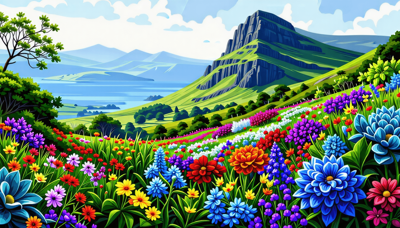 découvrez un domaine méconnu d'irlande où des jardins éblouissants s'harmonisent avec des vues montagneuses impeccables. évadez-vous dans un cadre enchanteur, propice à la détente et à l'émerveillement, loin des foules.
