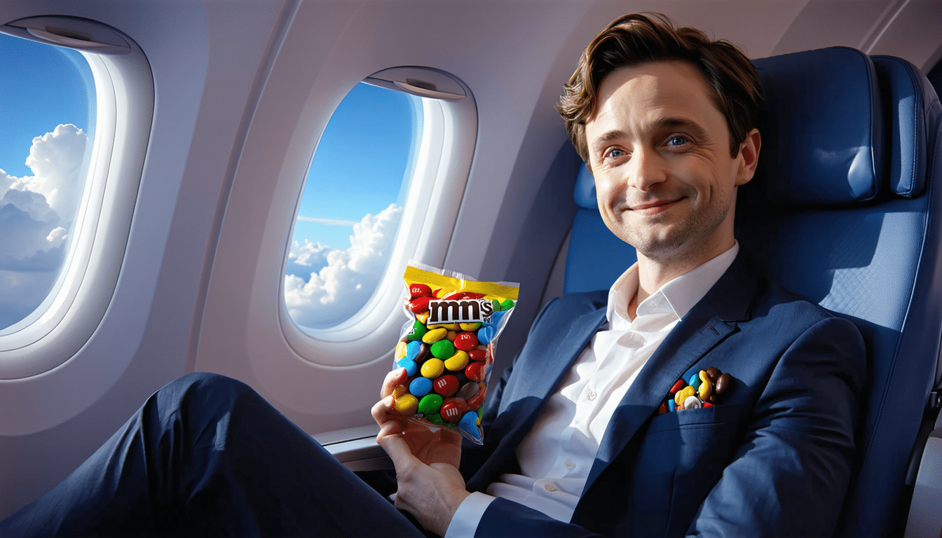 découvrez le fascinant rituel d'elijah wood avec les m&m's lors de ses voyages en avion. l'acteur partage ses habitudes uniques et ses moments de détente en altitude. plongez dans l'univers gourmand et original d'un voyageur hors du commun.