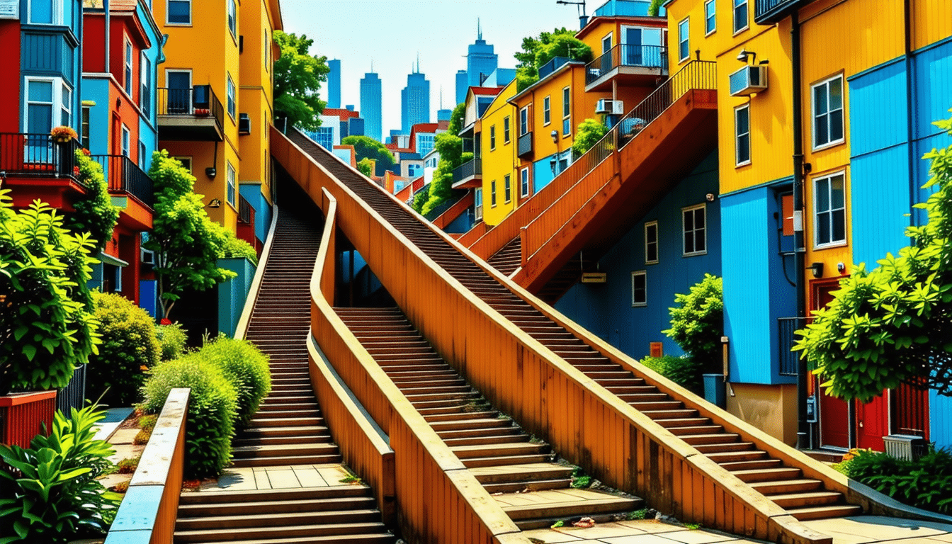 découvrez la ville emblématique surnommée 'la capitale des escaliers mortels d'amérique', un lieu chargé d'histoire où les escaliers prennent une dimension à la fois fascinante et inquiétante. explorez ses récits poignants et ses défis urbains, au cœur d'une culture unique.