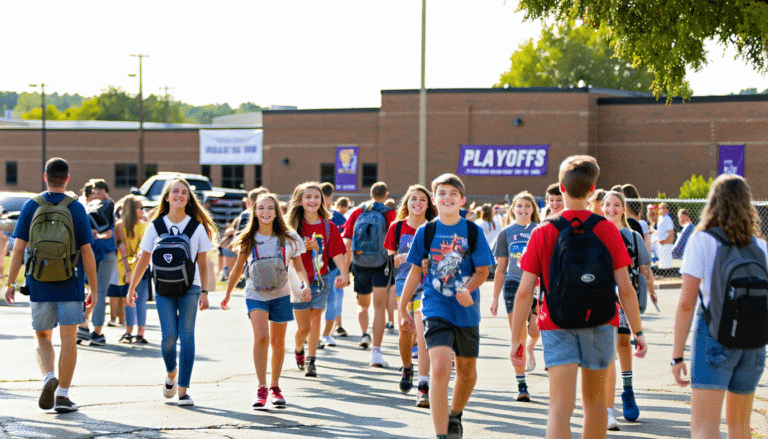 le hallsville isd annonce une libération anticipée pour ses élèves ce vendredi, permettant ainsi d'améliorer les conditions de déplacement vers les matchs des playoffs. une initiative visant à encourager la participation des élèves et à soutenir les équipes sportives locales.