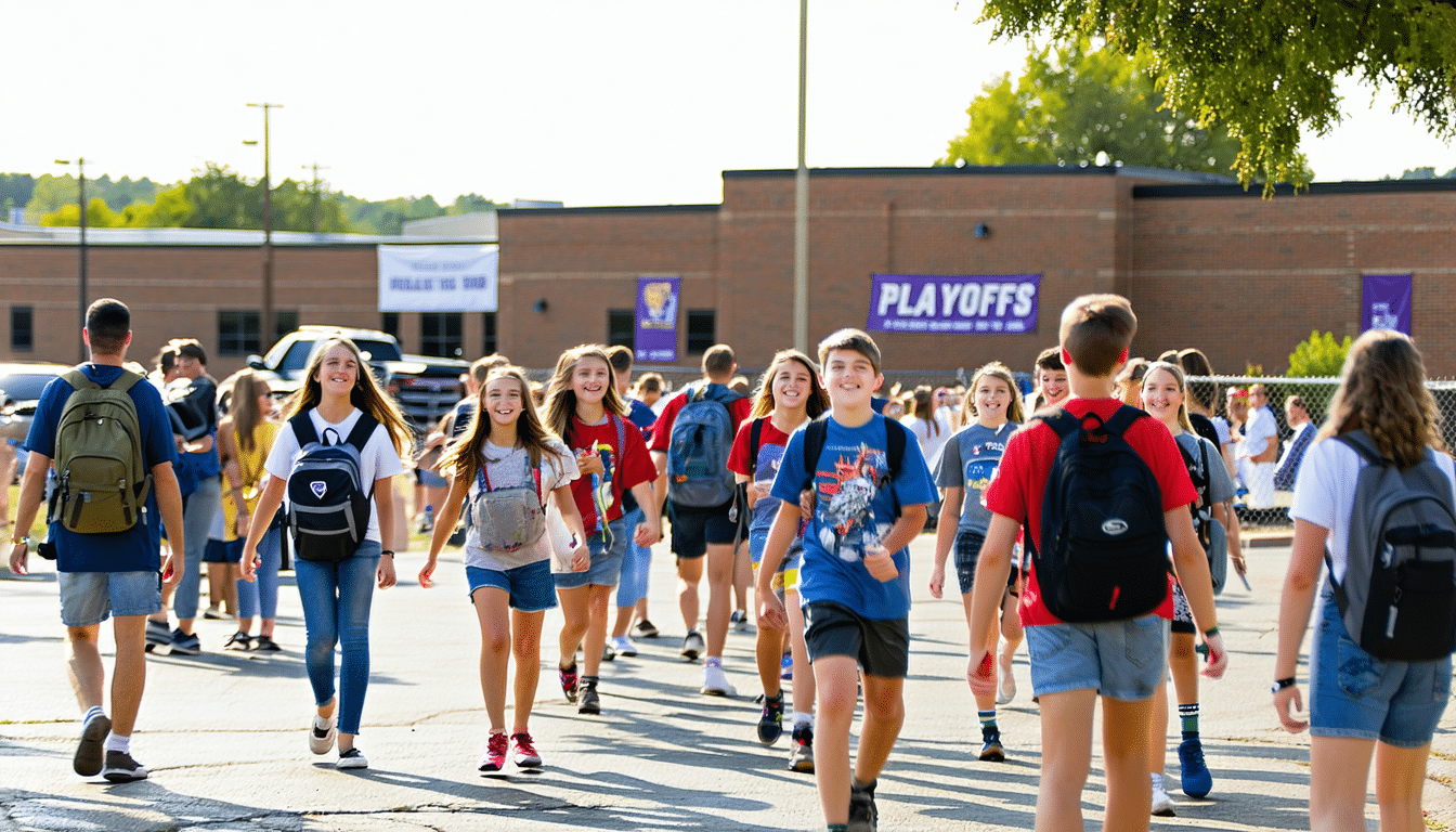 le hallsville isd annonce une libération anticipée pour ses élèves ce vendredi, permettant ainsi d'améliorer les conditions de déplacement vers les matchs des playoffs. une initiative visant à encourager la participation des élèves et à soutenir les équipes sportives locales.