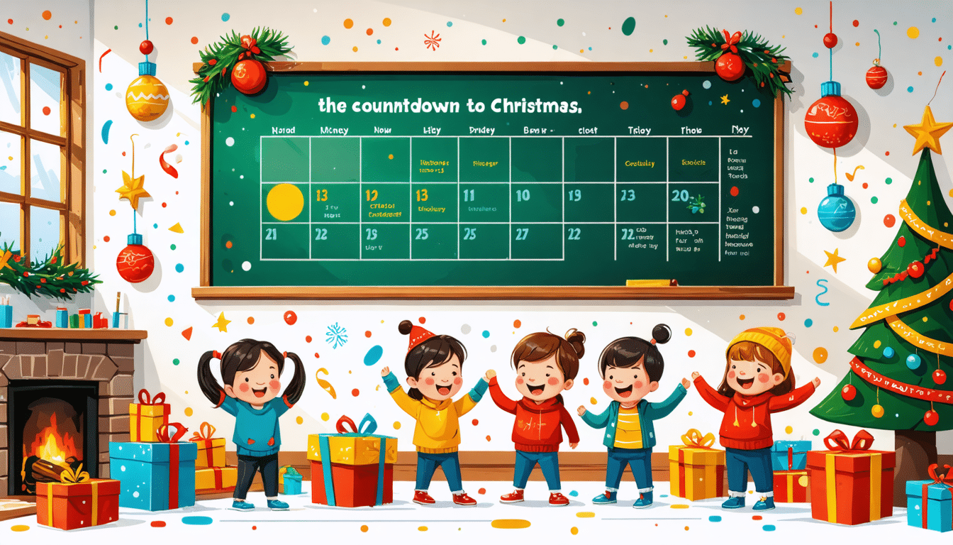 anticipez les festivités avec notre guide sur le compte à rebours vers noël ! découvrez les dates des dernières vacances scolaires de l'année et planifiez des moments inoubliables en famille. ne manquez rien de la magie des fêtes !