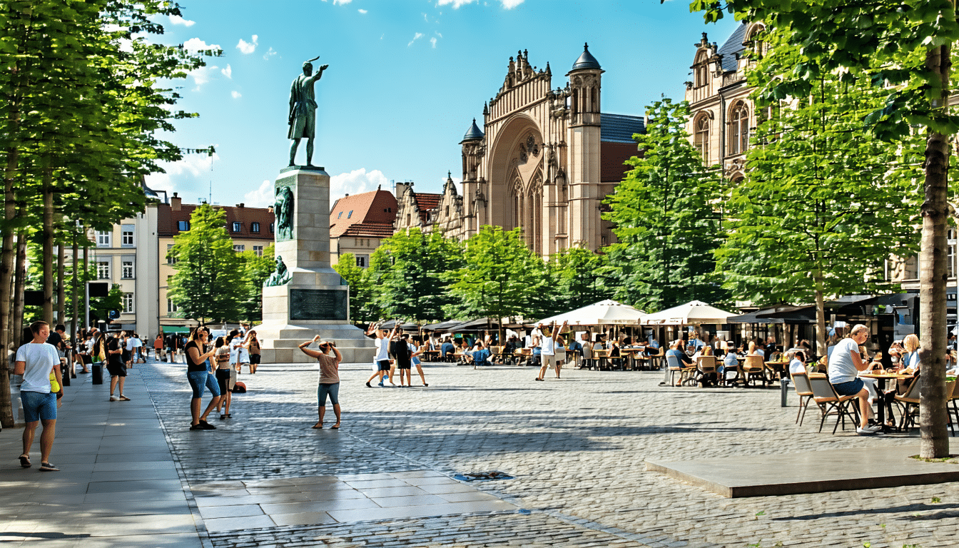 découvrez leipzig, une ville vibrante alliant histoire et modernité. explorez ses activités incontournables, des musées fascinants aux parcs verdoyants, sans oublier ses marchés animés et sa scène artistique dynamique. préparez-vous à vivre une expérience unique en plein cœur de la culture allemande.