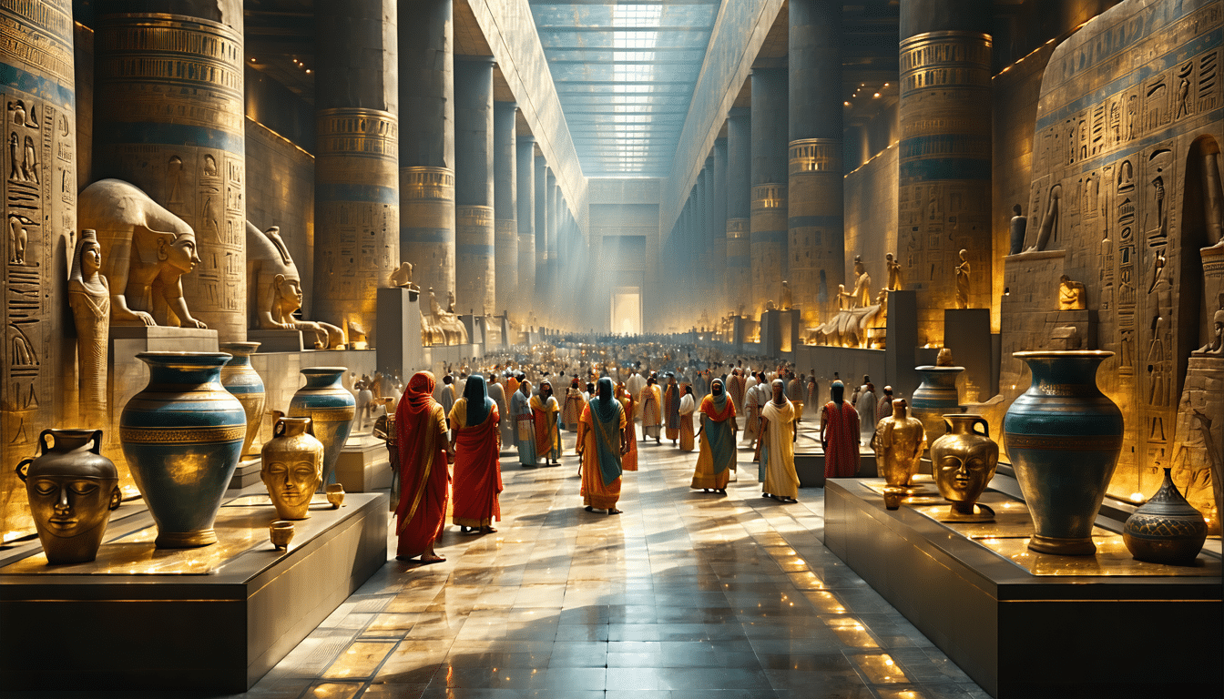 explorez le grand musée égyptien, un nouveau trésor culturel au caire, qui abrite des milliers d'artefacts fascinants et offre une plongée immersive dans l'histoire de l'égypte ancienne.