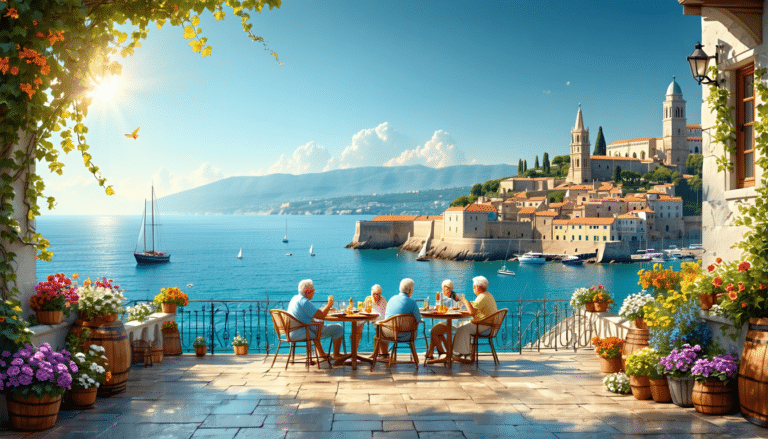 explorez quatre destinations ensoleillées en méditerranée où les retraités français peuvent savourer la douceur du climat tout en bénéficiant d'économies considérables. découvrez des lieux idylliques alliant qualité de vie et attraits culturels.