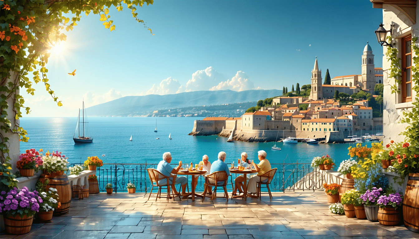 explorez quatre destinations ensoleillées en méditerranée où les retraités français peuvent savourer la douceur du climat tout en bénéficiant d'économies considérables. découvrez des lieux idylliques alliant qualité de vie et attraits culturels.