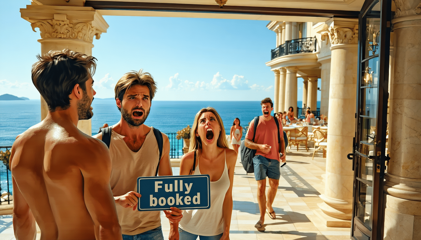 découvrez l'incroyable histoire de vacanciers qui, après avoir dépensé 9 000 euros pour leurs vacances réservées un an à l'avance, se retrouvent devant un hôtel complet à leur arrivée. une leçon sur les imprévus du tourisme et l'importance de la vérification des réservations.