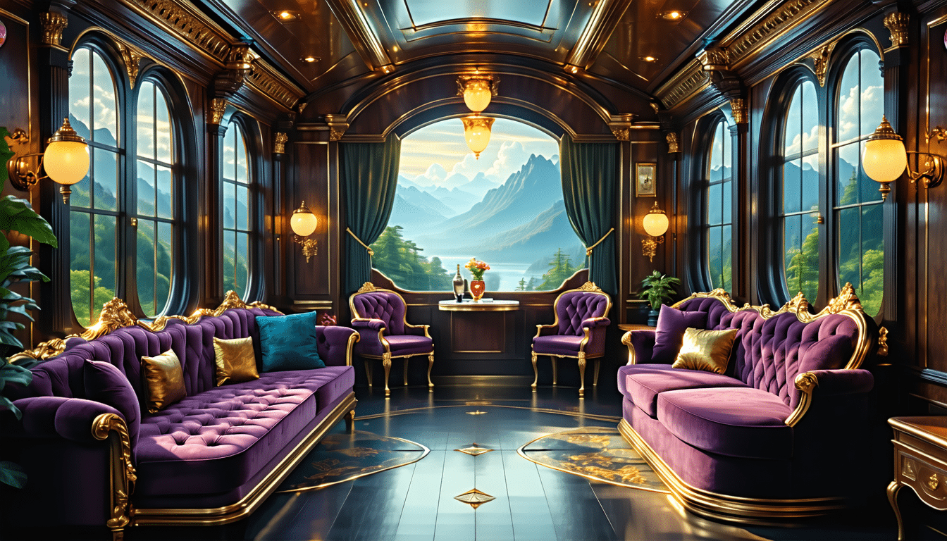 découvrez l'orient express réinventé par l'artiste français jr. plongez dans l'univers raffiné de son somptueux wagon-lit, une fusion unique entre art et voyage, mêlant confort luxueux et créativité inspirante. une expérience inoubliable vous attend.