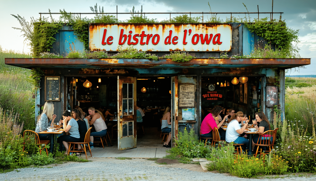 découvrez le bistro de l'iowa, un lieu unique où des associations de saveurs inédites vous plongent dans une expérience culinaire post-apocalyptique. savourez des plats audacieux préparés avec des ingrédients inattendus, le tout dans une ambiance immersive qui réinvente votre vision de la gastronomie.
