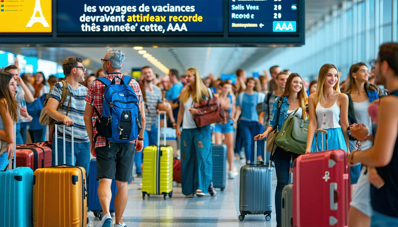 découvrez comment les voyages de vacances atteignent des niveaux record cette année, selon aaa. explorez les tendances, les destinations les plus populaires et les conseils pour planifier vos vacances réussies.