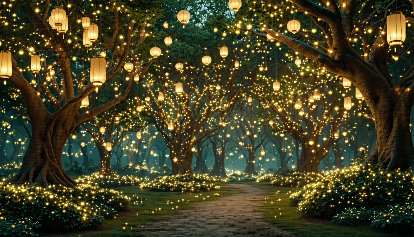 découvrez l'un des monuments les plus appréciés de los angeles : une forêt artistique éblouissante, illuminée par de vieilles lumières. plongez dans un univers féérique où l'art et la nature se rencontrent pour offrir une expérience inoubliable.