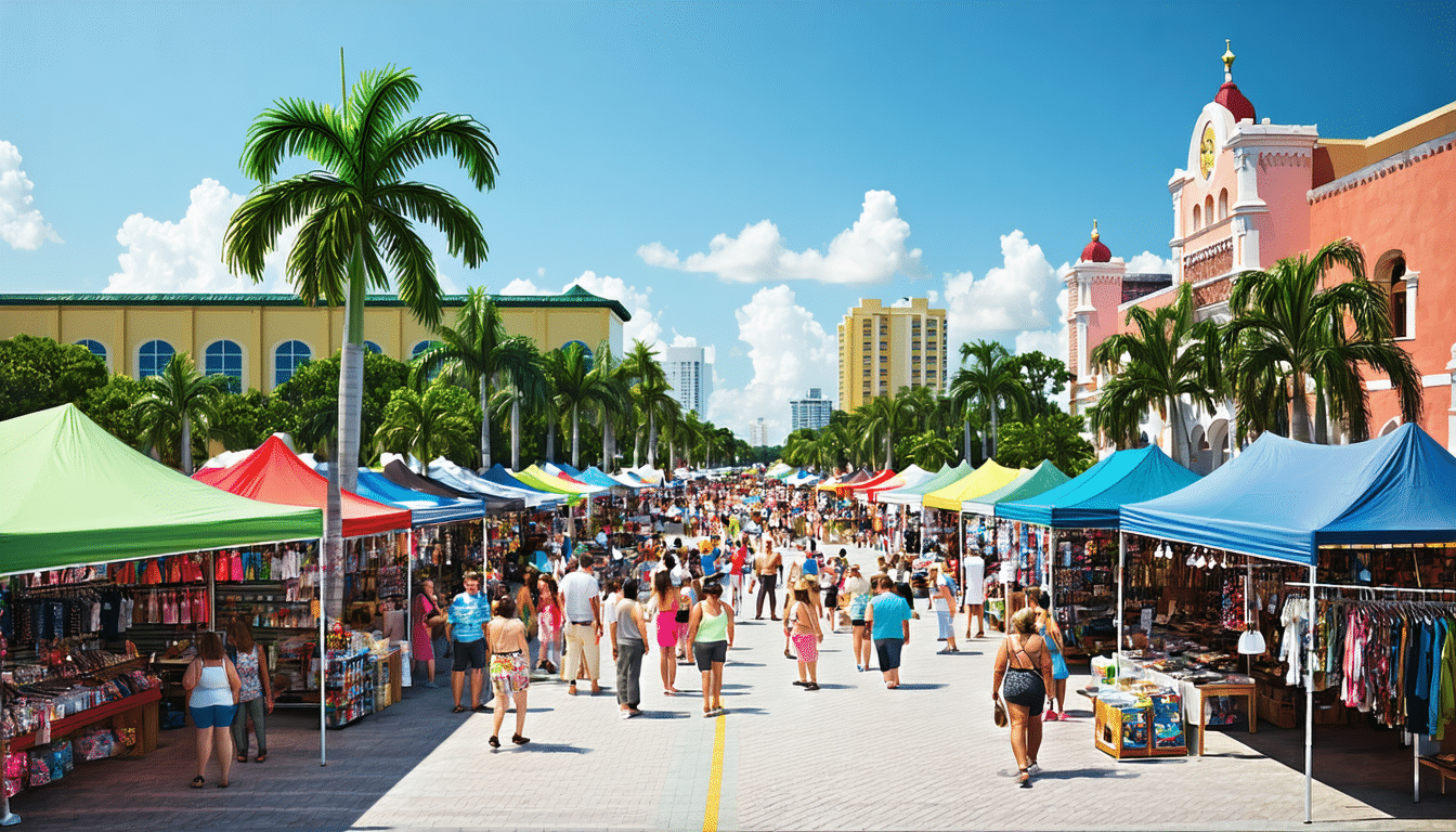explorez une ville méconnue de floride, à proximité de miami, où un marché aux puces fascinant et une architecture unique vous attendent. une destination à découvrir pour une expérience authentique et originale !