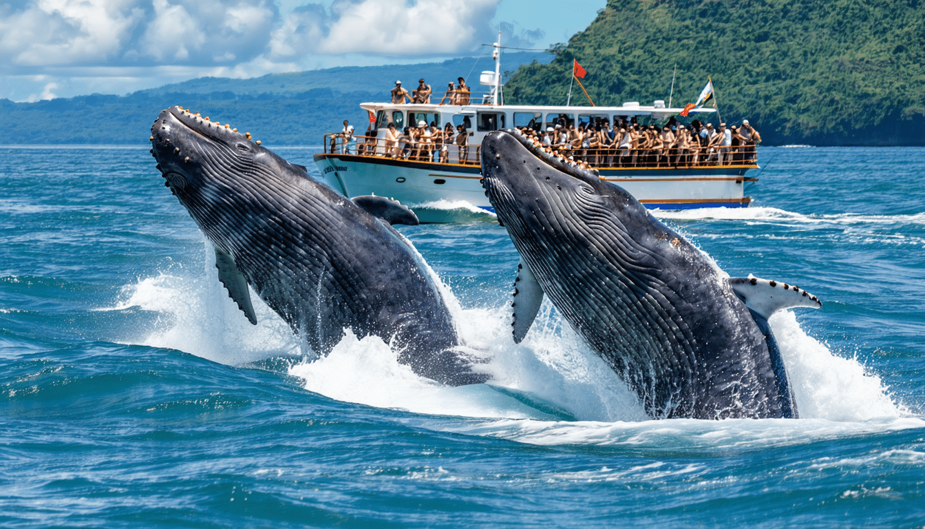 découvrez les fascinantes baleines grises espiègles qui s'approchent des bateaux de touristes dans la plus grande réserve naturelle d'amérique latine. une expérience inoubliable au cœur de la biodiversité marine, où chaque rencontre avec ces géants des mers promet émerveillement et interaction.