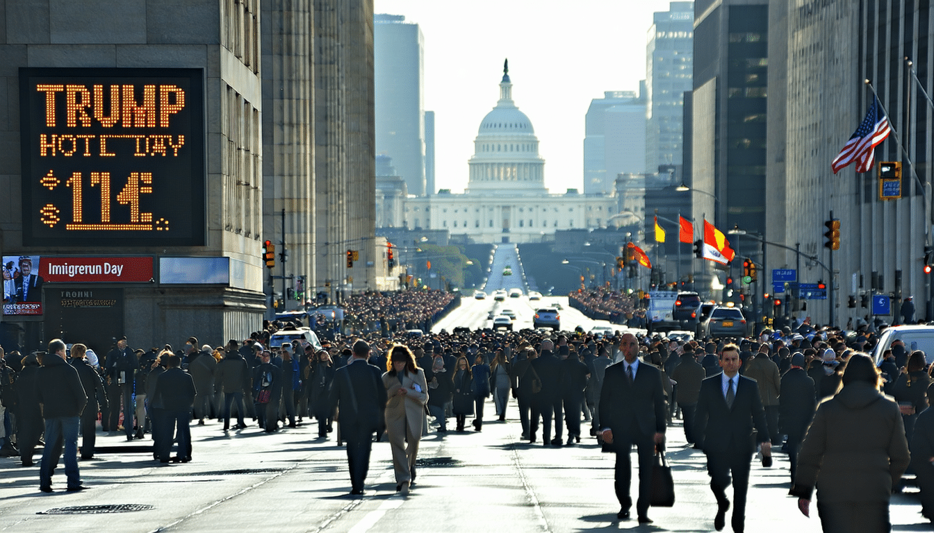 Trump inauguration Drop in flight and hotel rates in Washington, when