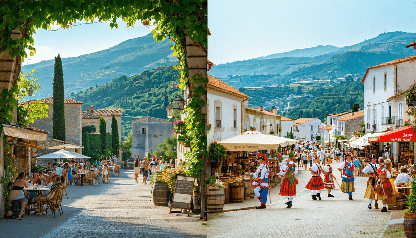 découvrez le meilleur du pays basque en france et en espagne ! plongez dans une aventure culinaire et culturelle incomparable. que vous préfériez les saveurs françaises ou espagnoles, notre guide vous aide à choisir votre séjour idéal. explorez les paysages vibrants, les traditions uniques et faites de votre voyage une expérience inoubliable.