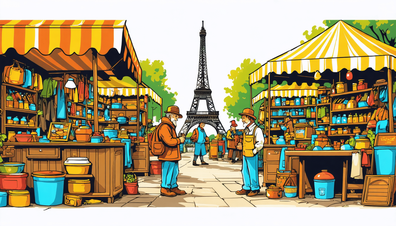 explorez les trésors cachés des puces de clignancourt, un lieu emblématique de la brocante à paris. plongez dans une aventure unique où charme parisien et découvertes insolites se mêlent pour vous offrir une expérience unique et authentique.
