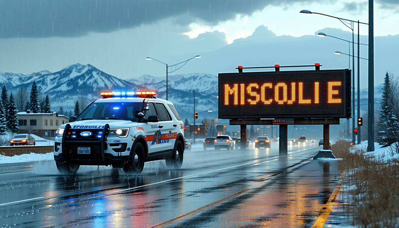 restez informé avec l'alerte d'urgence de la police de missoula concernant les conditions de route. des informations essentielles pour assurer votre sécurité sur les routes. consultez les mises à jour et préparez-vous à voyager en toute sécurité.