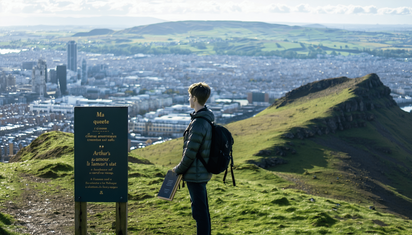 découvrez mon parcours poignant à travers les déceptions amoureuses et les aventures cinématographiques, culminant au sommet d'arthur's seat à édimbourg. un récit intime de ma quête de l'amour, porté par les paysages majestueux et les réflexions que suscite chaque voyage.