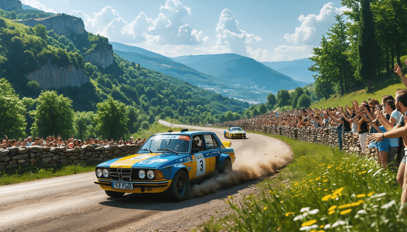 Nehmen Sie an einem einzigartigen Abenteuer im Herzen der Cévennen mit unserer unvergesslichen Automobil-Rallye teil. Erkunden Sie atemberaubende Landschaften, erleben Sie Momente der Geselligkeit und stellen Sie sich spannenden Herausforderungen, während Sie die Reichtümer dieser faszinierenden Region entdecken. Begleiten Sie uns für ein unvergessliches Erlebnis!