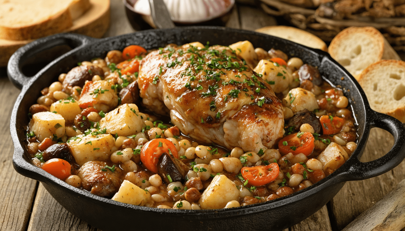 découvrez la recette secrète du meilleur cassoulet au monde ! plongez dans l'art de la cuisine traditionnelle française et laissez-vous séduire par des saveurs authentiques qui mettront en émoi vos papilles. un plat généreux à partager en famille ou entre amis, parfait pour réchauffer les cœurs.