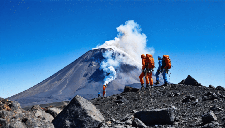 venez explorer le sommet du monde en osant l'ascension du volcan le plus élevé. une aventure inoubliable pour les amateurs de sensations fortes et de paysages grandioses, où chaque pas vous rapproche des cieux.