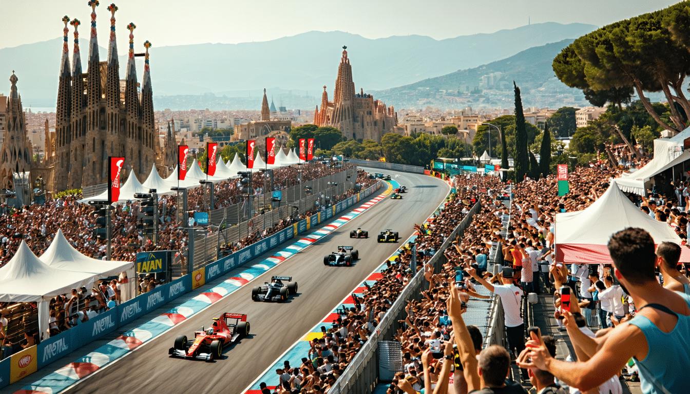 découvrez le grand prix d'espagne 2025 à barcelone, un événement alliant passion sportive et richesses culturelles. plongez dans l'effervescence de la course tout en explorant les merveilles architecturales et gastronomiques de la ville. une expérience inoubliable vous attend !