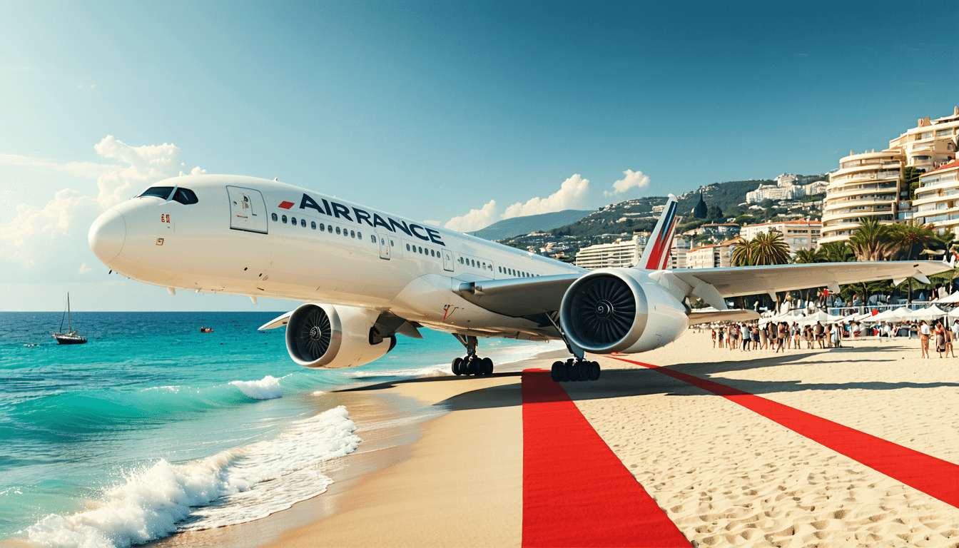 découvrez l'escale glamour d'hollywood sur la croisette ! air france réintroduit un vol direct vers la splendide côte d'azur, vous offrant un accès privilégié aux festivals, plages et splendeurs de cette destination mythique.