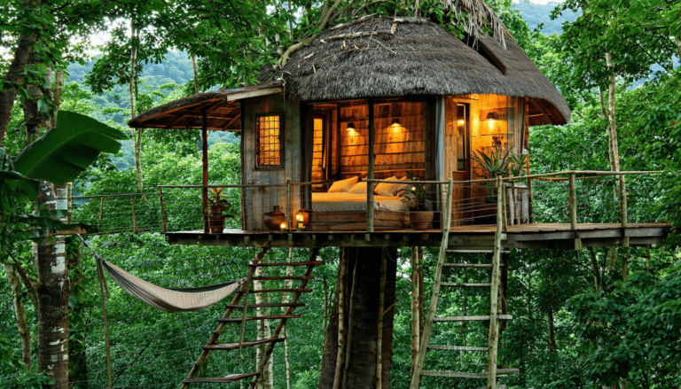 découvrez mon expérience inoubliable dans une cabane perchée au cœur de la jungle costaricienne. plongez dans un refuge empreint de nature, de tranquillité et d'aventures, où chaque moment offre une connexion unique avec l'environnement. laissez-vous séduire par la beauté sauvage et le confort d'un séjour hors du commun.