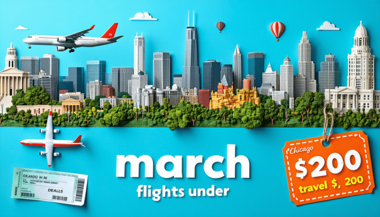 découvrez nos offres de voyage de mars avec des vols vers orlando, chicago, austin et d'autres villes à partir de moins de 200 $. ne manquez pas cette opportunité d'explorer de nouvelles destinations à petit prix !