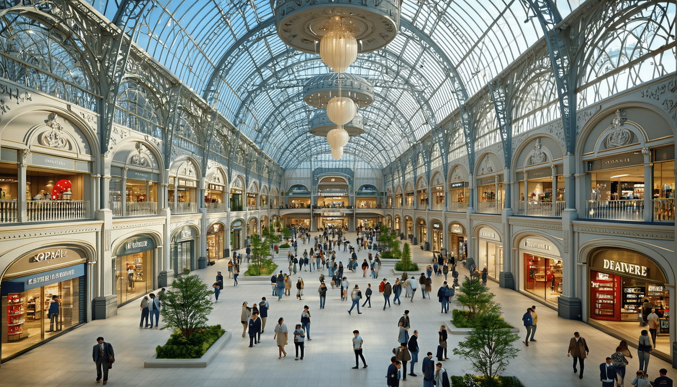 découvrez l'un des premiers centres commerciaux couverts d'amérique, un palais de cristal unique qui allie élégance vintage et modernité, situé au cœur du midwest. explorez ses boutiques raffinées et son ambiance intemporelle.