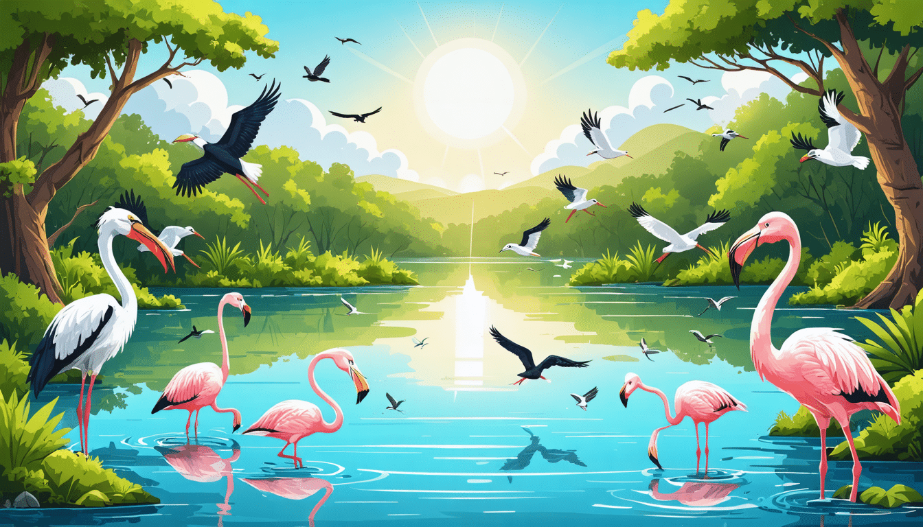 plongez dans l'univers enchanteur du parc du djoudj au sénégal, un véritable sanctuaire qui abrite une incroyable diversité d'oiseaux migrateurs. explorez cet écosystème unique, parfait pour les amateurs de nature et de photographie. découvrez la richesse de la faune et la beauté des paysages qui font du djoudj une destination incontournable.