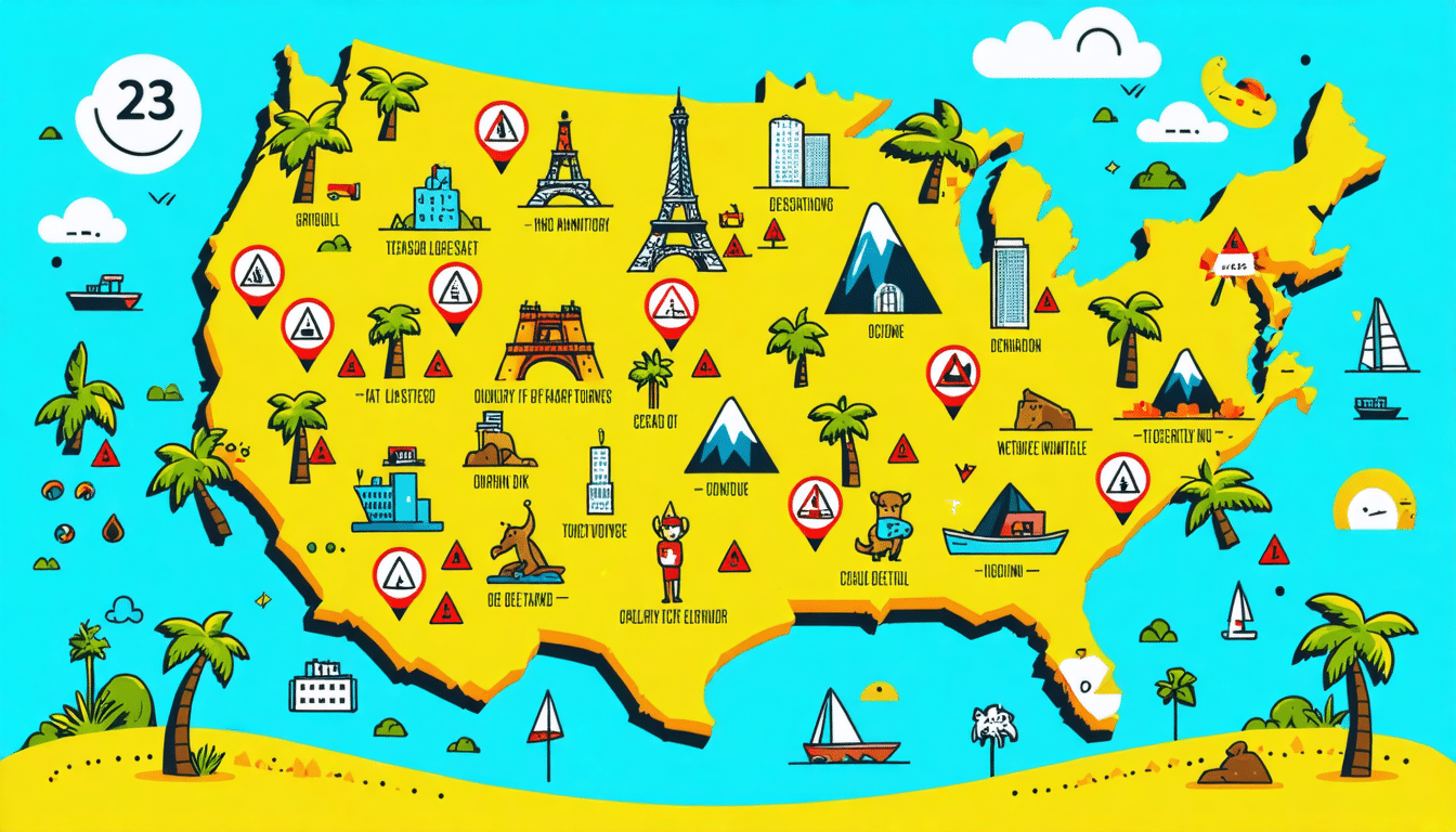restez informé et protégez-vous : ce pays avertit ses citoyens des 23 destinations à risque. découvrez les lieux à éviter pour garantir votre sécurité lors de vos voyages.