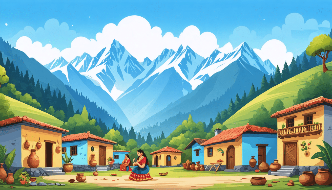 découvrez andretta, le village artistique caché de l'inde, où le temps semble suspendu à l'ombre majestueuse des himalayas. plongez dans un monde de créativité, d'artisanat et de culture, idéal pour les passionnés d'authenticité et de tranquillité.