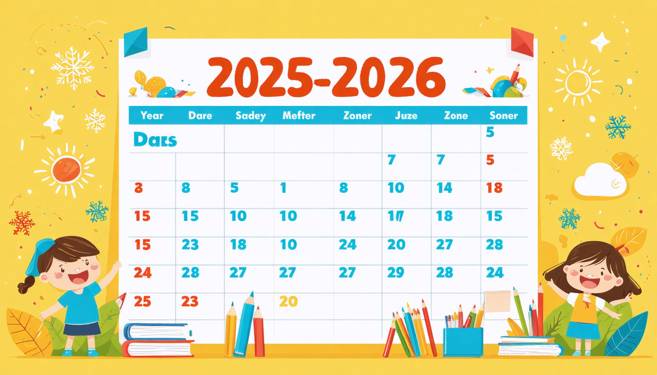 découvrez le calendrier des vacances scolaires pour l'année 2025-2026, organisé par zones. ne manquez aucune date clé et planifiez vos escapades et moments en famille en toute sérénité !
