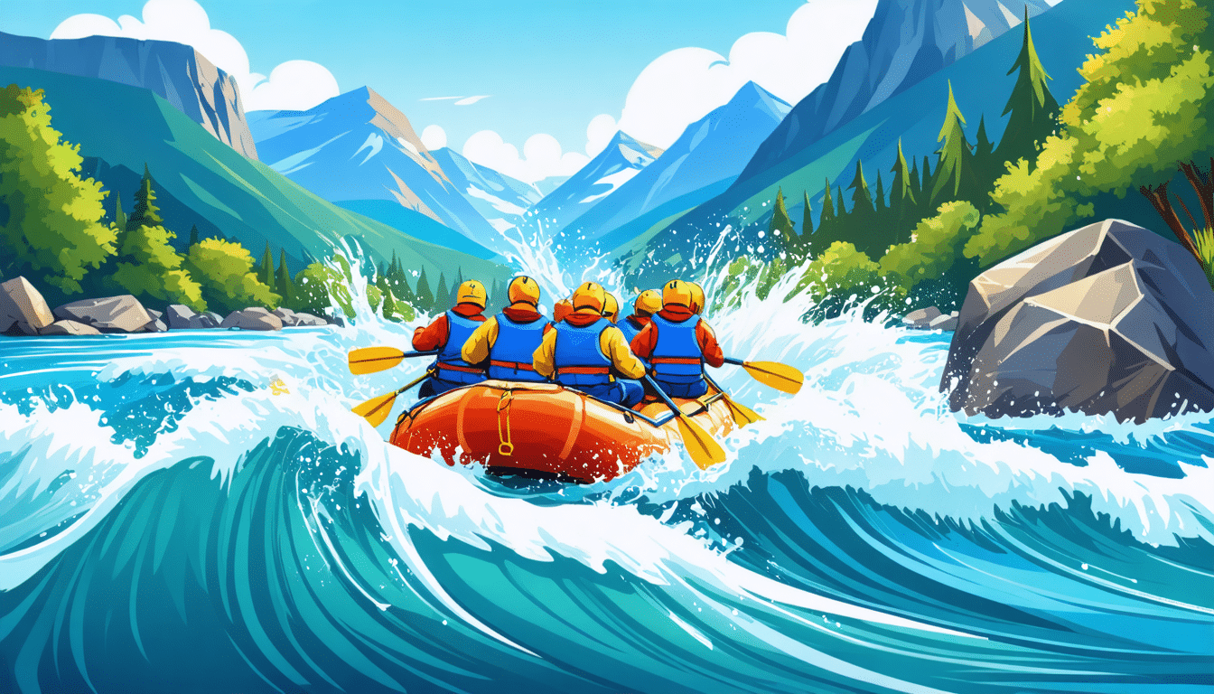 découvrez notre palpitante aventure de rafting sur la nive ! plongez dans des paysages époustouflants et ressentez l'adrénaline des rapides tout en profitant d'une journée inoubliable en pleine nature. rejoignez-nous pour une expérience aquatique unique et pleine de sensations fortes.