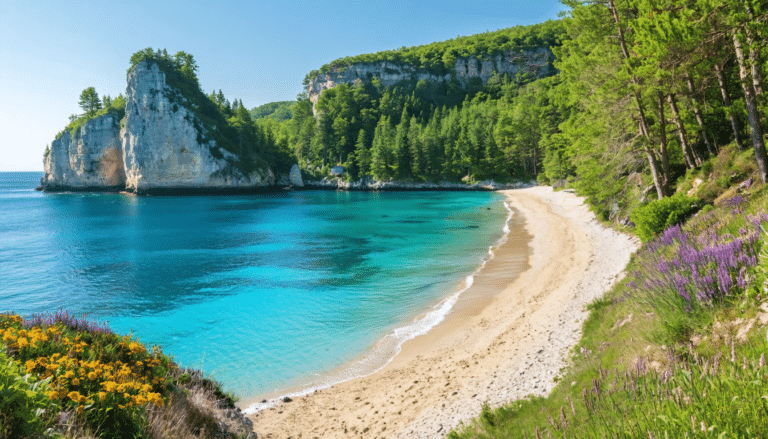 découvrez cinq plages secrètes en europe qui vous attendent cet printemps. évadez-vous des foules et explorez des trésors cachés où des eaux cristallines et des paysages à couper le souffle vous promettent une expérience inoubliable. laissez-vous séduire par ces destinations hors des sentiers battus et préparez-vous à vivre des moments magiques sur le sable.